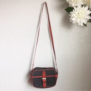 SOLD Zara Trafaluc Navy Buckle Crossbody Purse